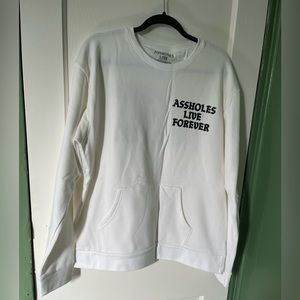 NWOT unisex Linda Finegold ALF crewneck with pocket